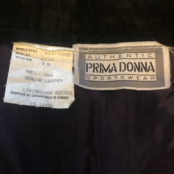 Vintage PRIMA DONNA Real Suede skirt - Picture 10 of 12